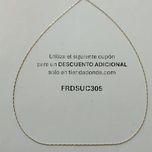 CADENA ORO 14 K 1,50 GRMS (SEMINUEVO)