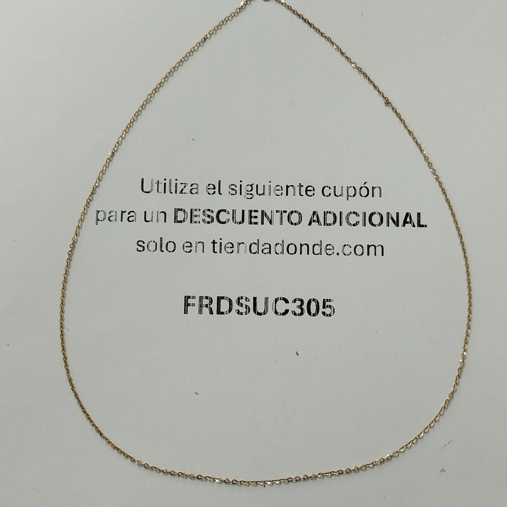 CADENA ORO 14 K 1.1 GRMS (SEMINUEVO)