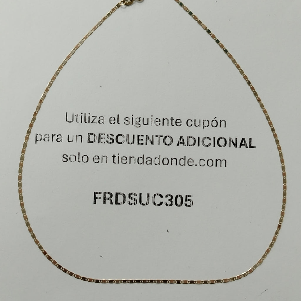 CADENA ORO 14 K 0.4 GRMS (SEMINUEVO)