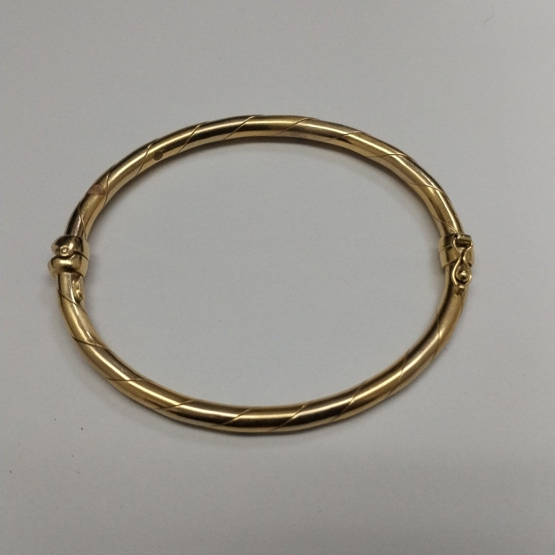 PULSERA RIGIDA ORO 18 K 10.2 GRMS (SEMINUEVO)
