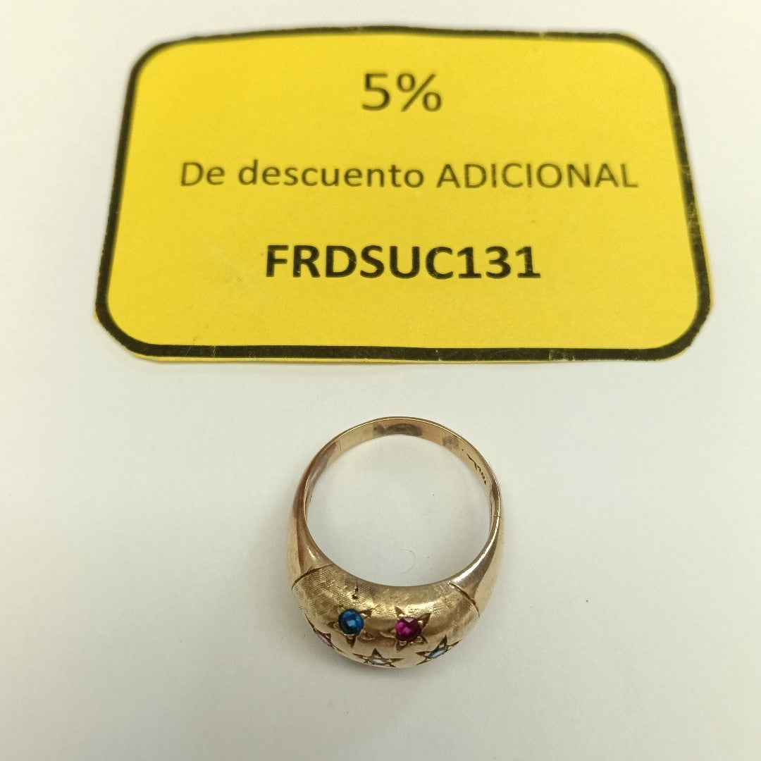 ANILLO ORO 10 K 7,00 GRMS (SEMINUEVO)