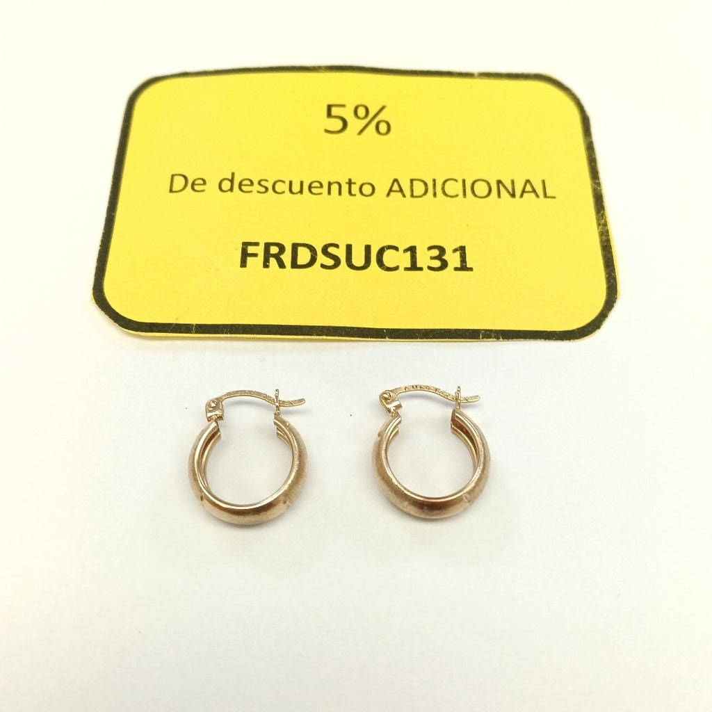 ARRACADAS PAR ORO 10 K 1.6 GRMS (SEMINUEVO)