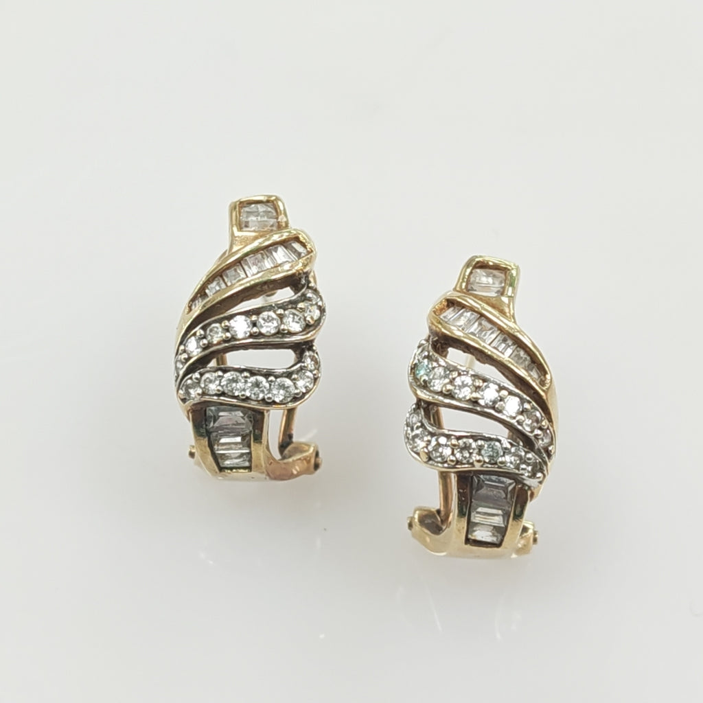 ARETES PAR ORO 10 K 6,30 GRMS (SEMINUEVO)