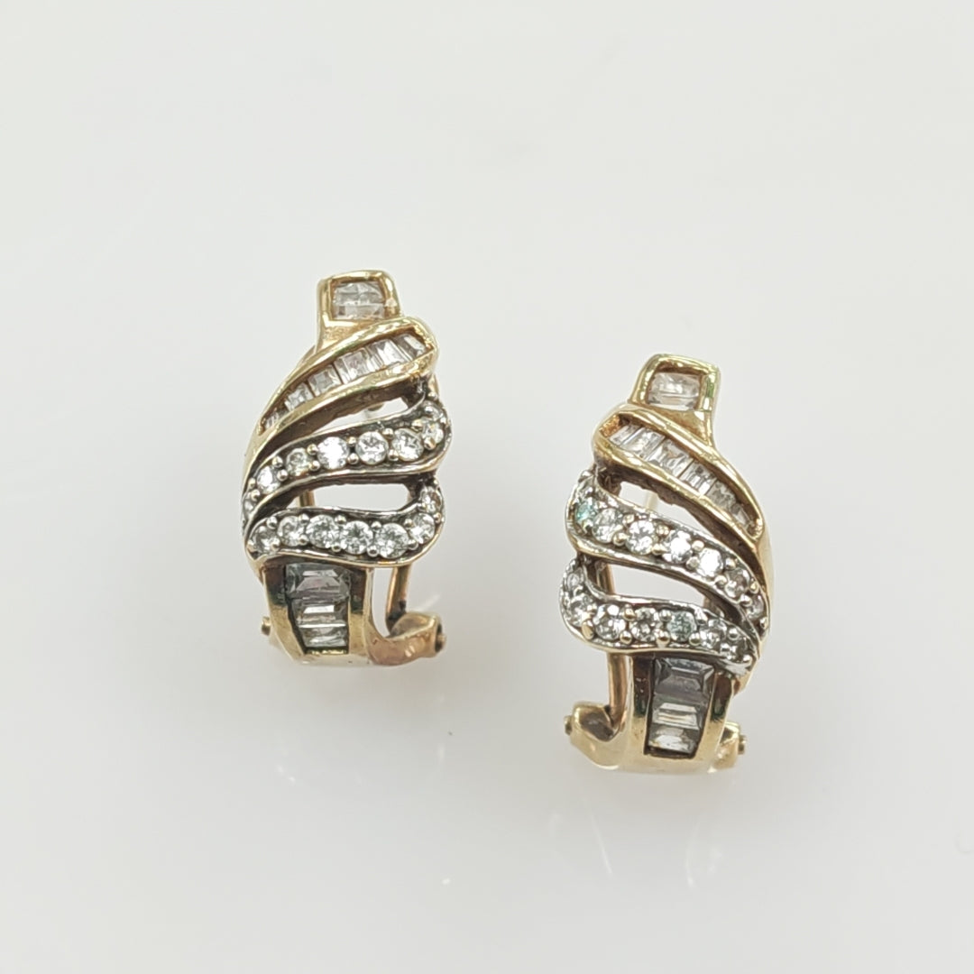 ARETES PAR ORO 10 K 6,30 GRMS (SEMINUEVO)
