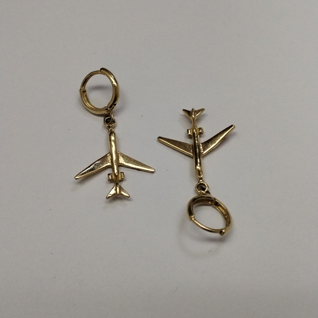 ARETES PAR ORO 14 K 4.6 GRMS (SEMINUEVO)