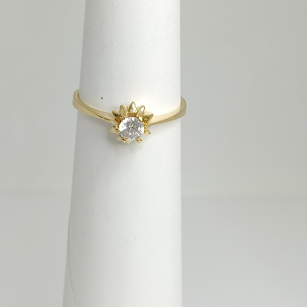 SOLITARIO ORO 14 K 2.4 GRMS (SEMINUEVO)