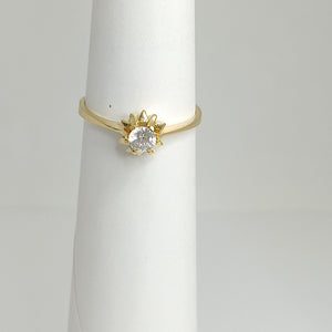 SOLITARIO ORO 14 K 2.4 GRMS (SEMINUEVO)