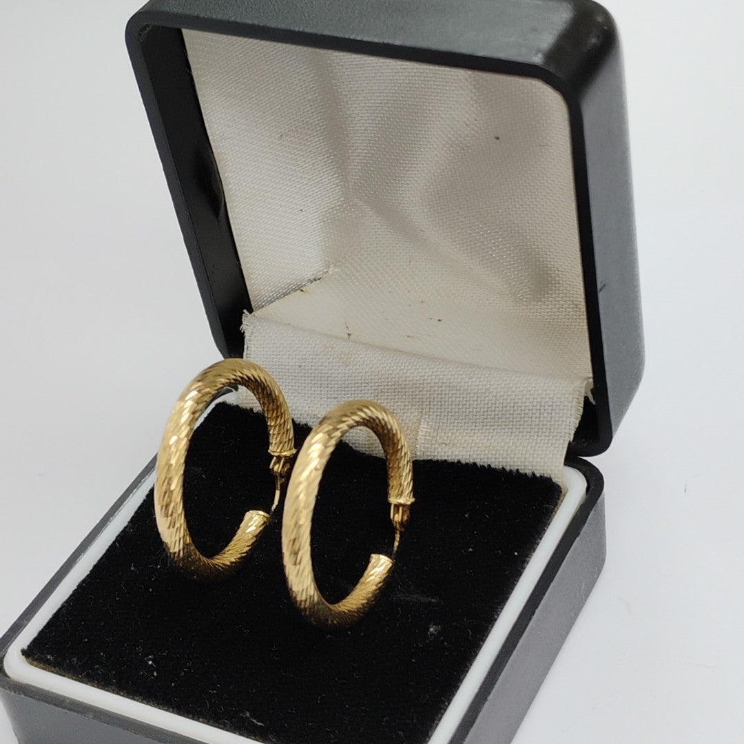 ARRACADAS PAR ORO 14 K 2 GRMS (SEMINUEVO)