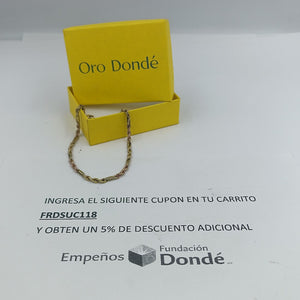 PULSERA ORO 10 K 3.7 GRMS (SEMINUEVO)