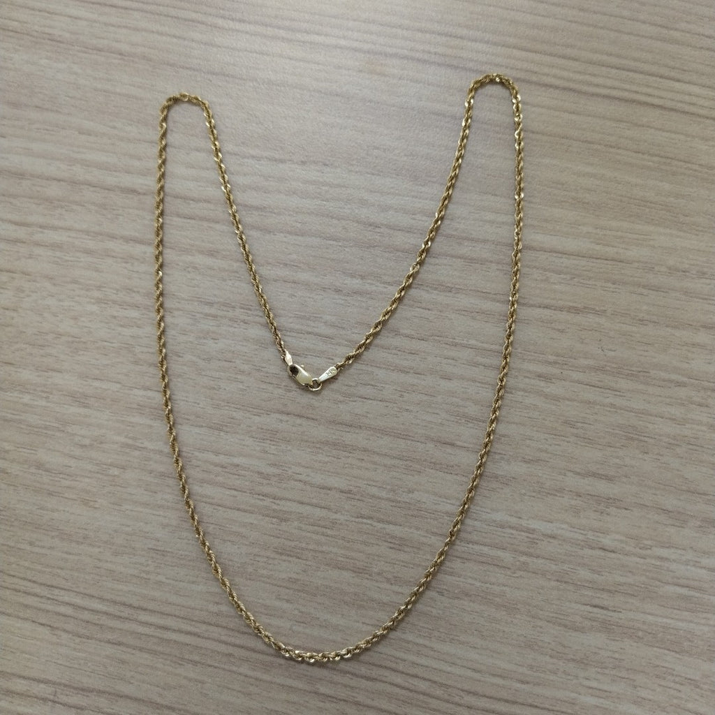 CADENA ORO 14 K 2,10 GRMS (SEMINUEVO)