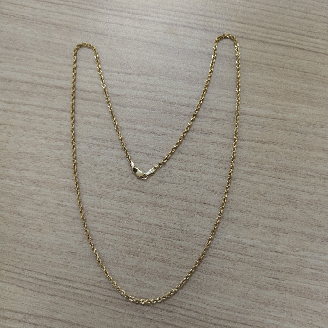 CADENA ORO 14 K 2,10 GRMS (SEMINUEVO)