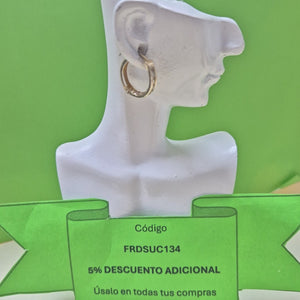 ARRACADAS PAR ORO 10 K 1.1 GRMS (SEMINUEVO)