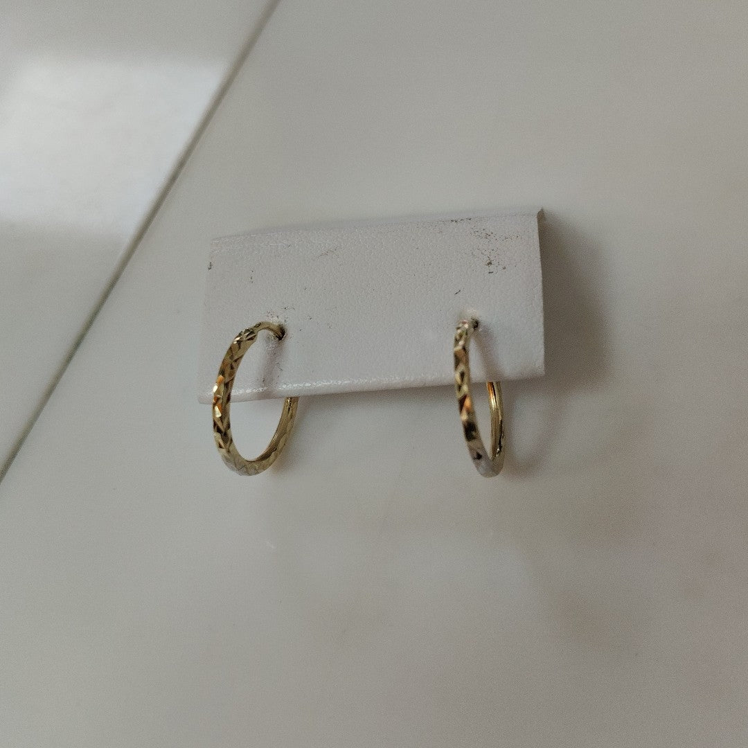ARRACADAS PAR ORO 14 K 0.8 GRMS (SEMINUEVO)