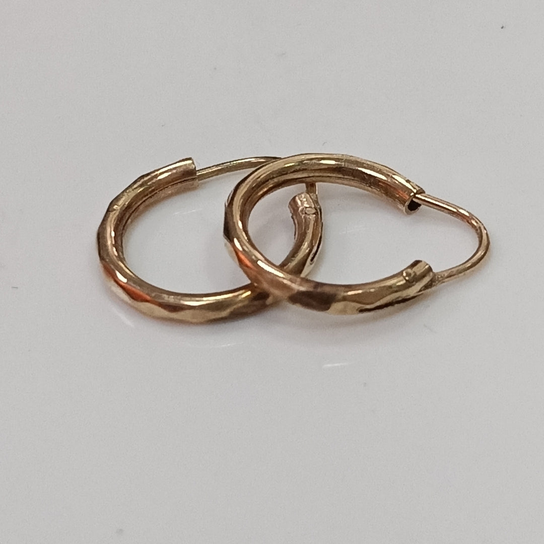 ARRACADAS PAR ORO 8 K 0.5 GRMS (SEMINUEVO)