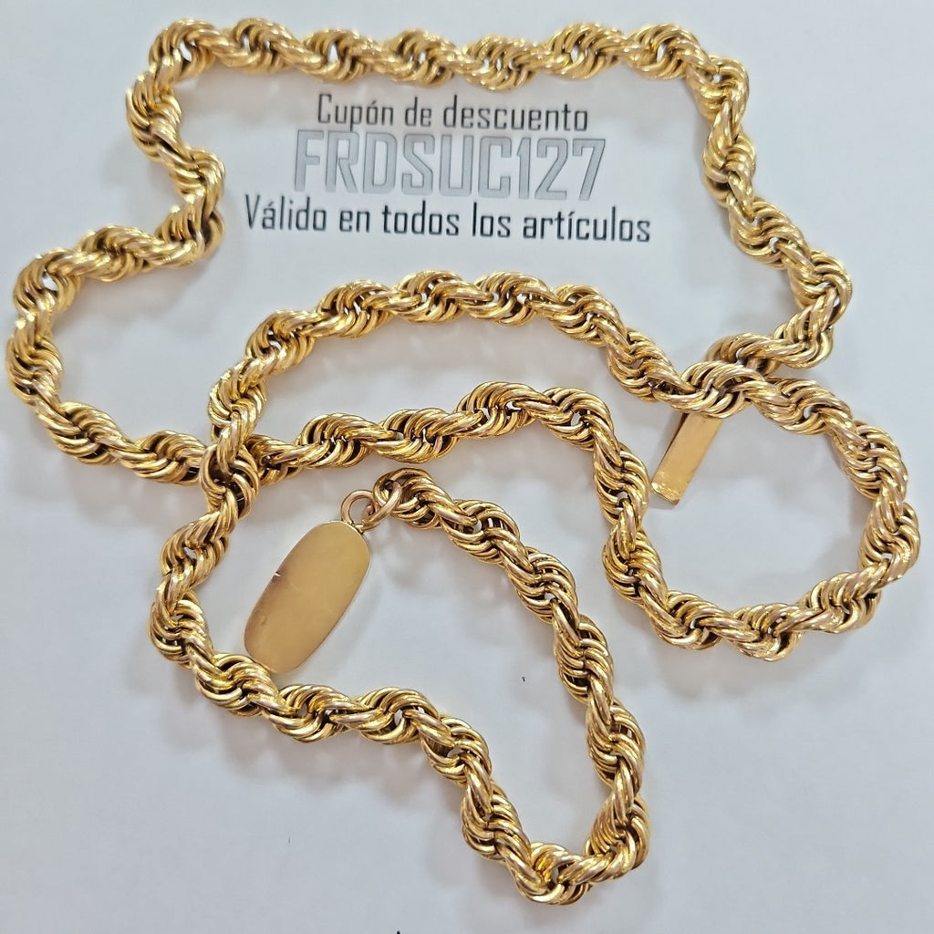 CADENA ORO 10 K 122.5 GRMS (SEMINUEVO)