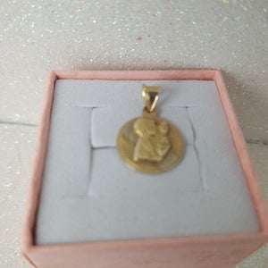 MEDALLA RELIGIOSA ORO 14 K 1 GRMS (SEMINUEVO)