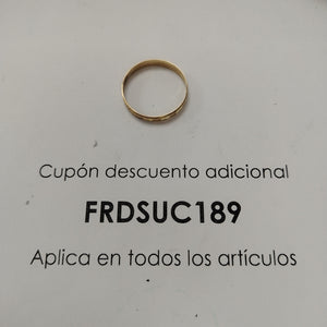 ARGOLLA ORO 10 K 1.4 GRMS (SEMINUEVO)