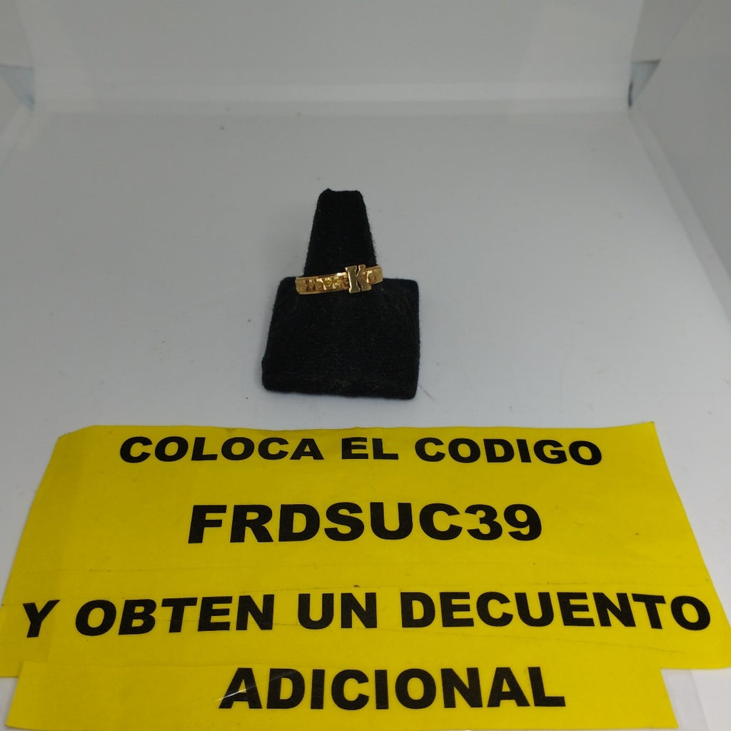 ANILLO ORO 10 K 1,60 GRMS (SEMINUEVO)
