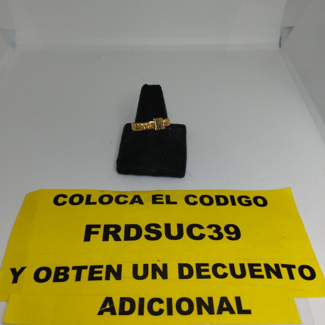 ANILLO ORO 10 K 1,60 GRMS (SEMINUEVO)