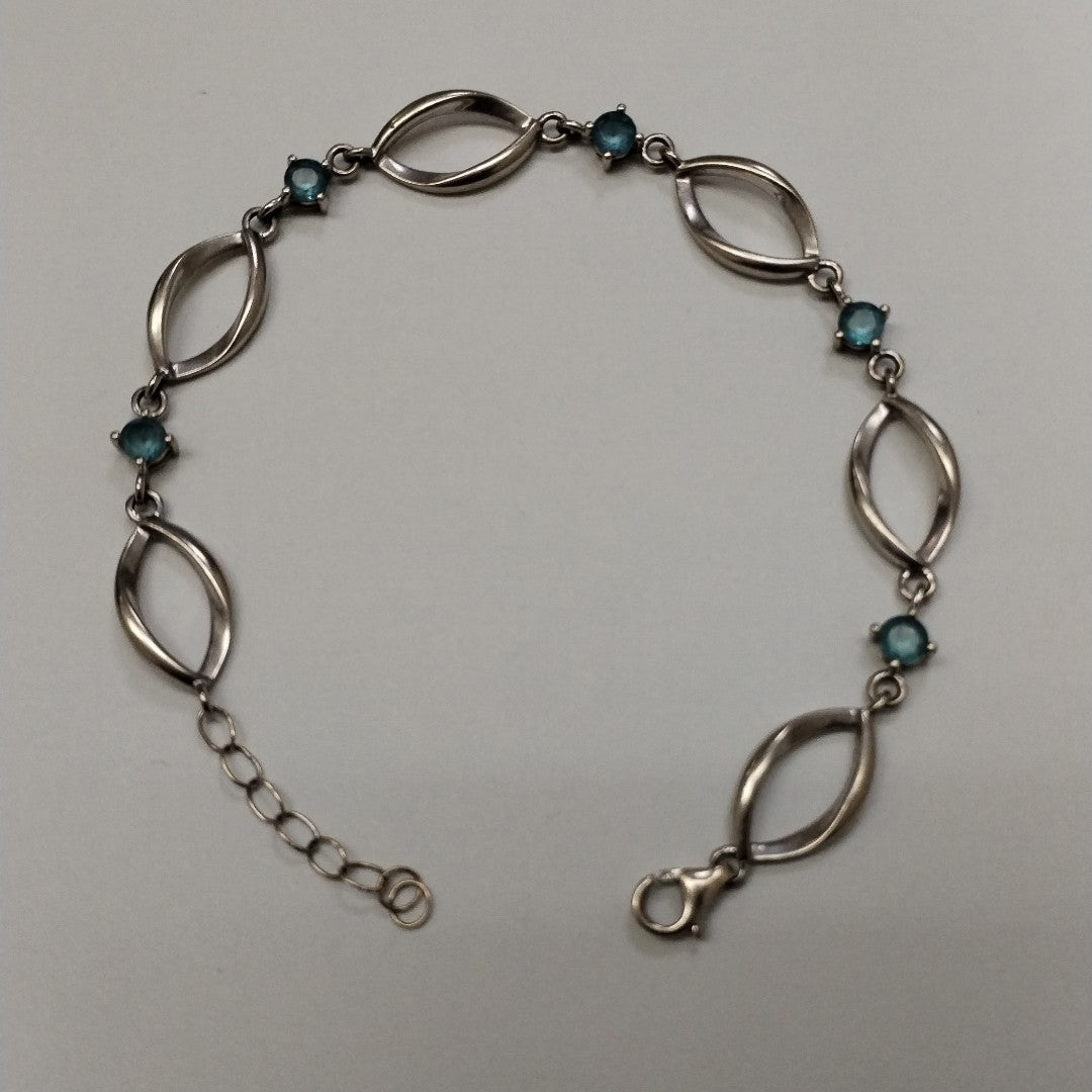 PULSERA ORO BLANCO 14 K 9,00 GRMS (SEMINUEVO)