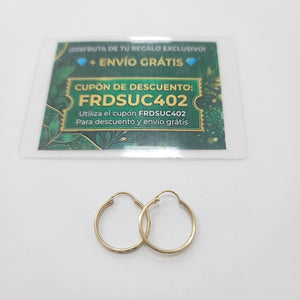 ARRACADAS PAR ORO 10 K 1.6 GRMS (SEMINUEVO)