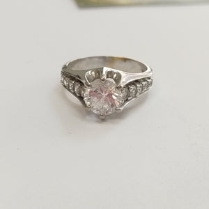 ANILLITO ORO BLANCO 14 K 5.7 GRMS (SEMINUEVO)