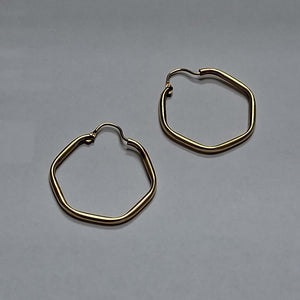 ARRACADAS PAR ORO 14 K 2.6 GRMS (SEMINUEVO)