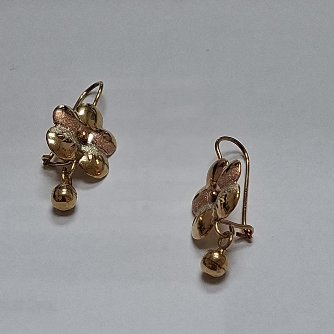 ARETES PAR ORO 10 K 2.4 GRMS (SEMINUEVO)