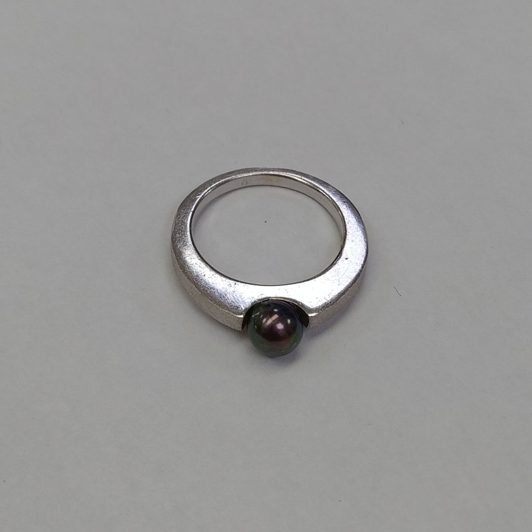 ANILLO ORO BLANCO 14 K 5,40 GRMS (SEMINUEVO)