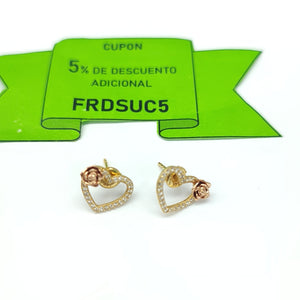 BROQUELES PAR ORO 14 K 2.3 GRMS (SEMINUEVO)