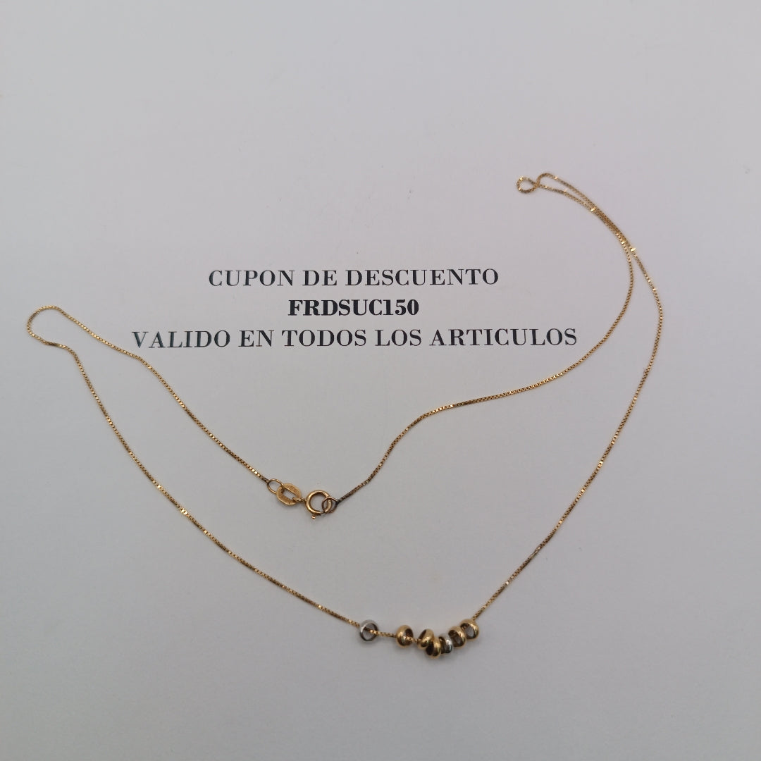 GARGANTILLA ORO 14 K 1,50 GRMS (SEMINUEVO)