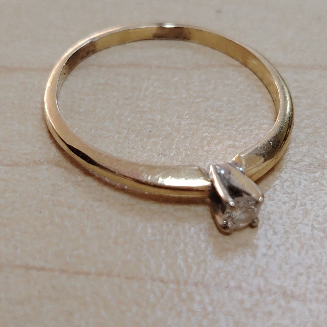 SOLITARIO ORO 14 K 1.4 GRMS (SEMINUEVO)