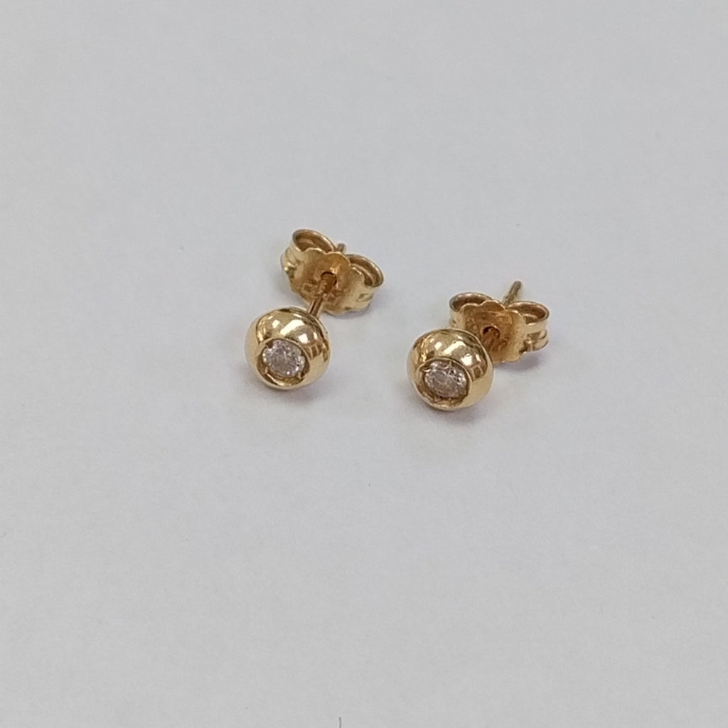 BROQUELES PAR ORO 14 K 1,40 GRMS (SEMINUEVO)
