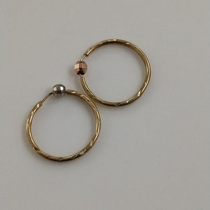 ARRACADAS PAR ORO 10 K 0.7 GRMS (SEMINUEVO)