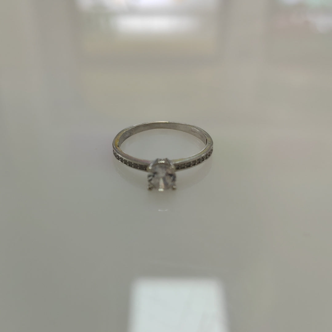 ANILLITO ORO, ORO BLANCO 14 K 1.5 GRMS (SEMINUEVO)
