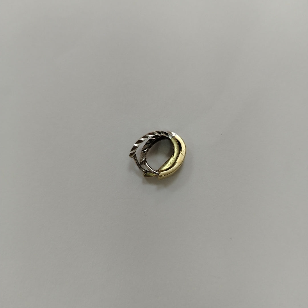 ARRACADAS PAR ORO 14 K 1,50 GRMS (SEMINUEVO)