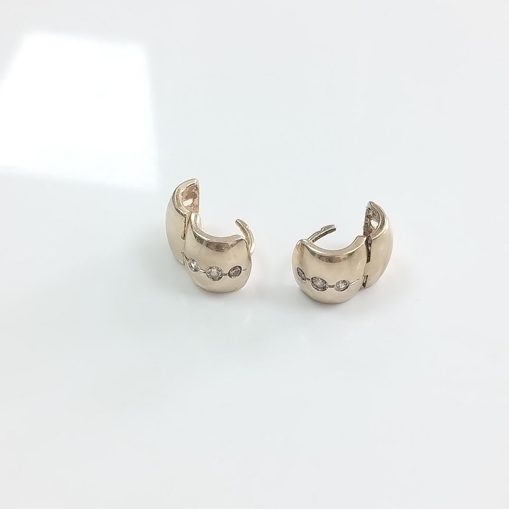 ARRACADAS PAR ORO 14 K 5,10 GRMS (SEMINUEVO)