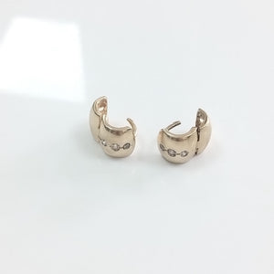 ARRACADAS PAR ORO 14 K 5,10 GRMS (SEMINUEVO)