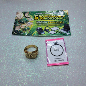 K1 9,60 GRMS 14 K IDENTIFICACIÓN ANILLO MATERIALES ORO ESPECIFICACIONES C (SEMINUEVO)