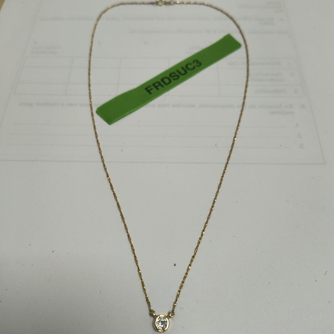 GARGANTILLA ORO 14 K 2.6 GRMS (SEMINUEVO)