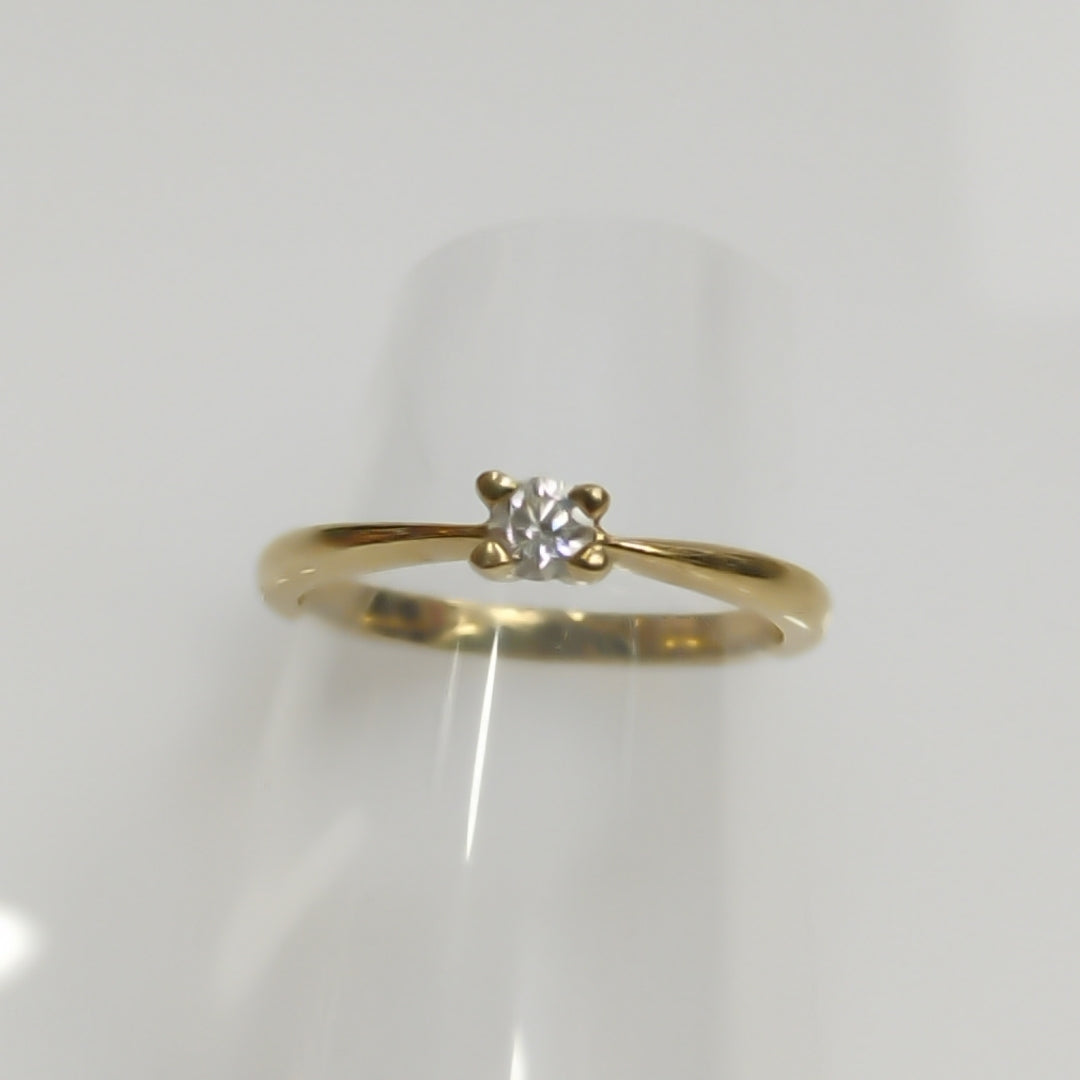 SOLITARIO ORO 14 K 2,20 GRMS (SEMINUEVO)