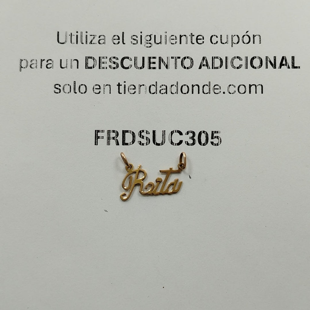 DIJE ORO 10 K 0,60 GRMS (SEMINUEVO)