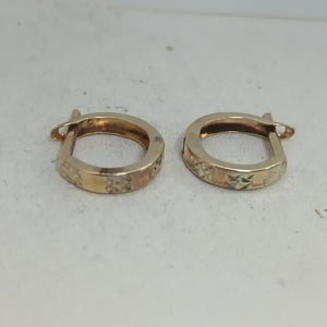 ARETES PAR ORO 14 K 0,90 GRMS (SEMINUEVO)