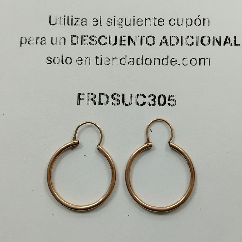 ARRACADAS PAR ORO 8 K 3,20 GRMS (SEMINUEVO)