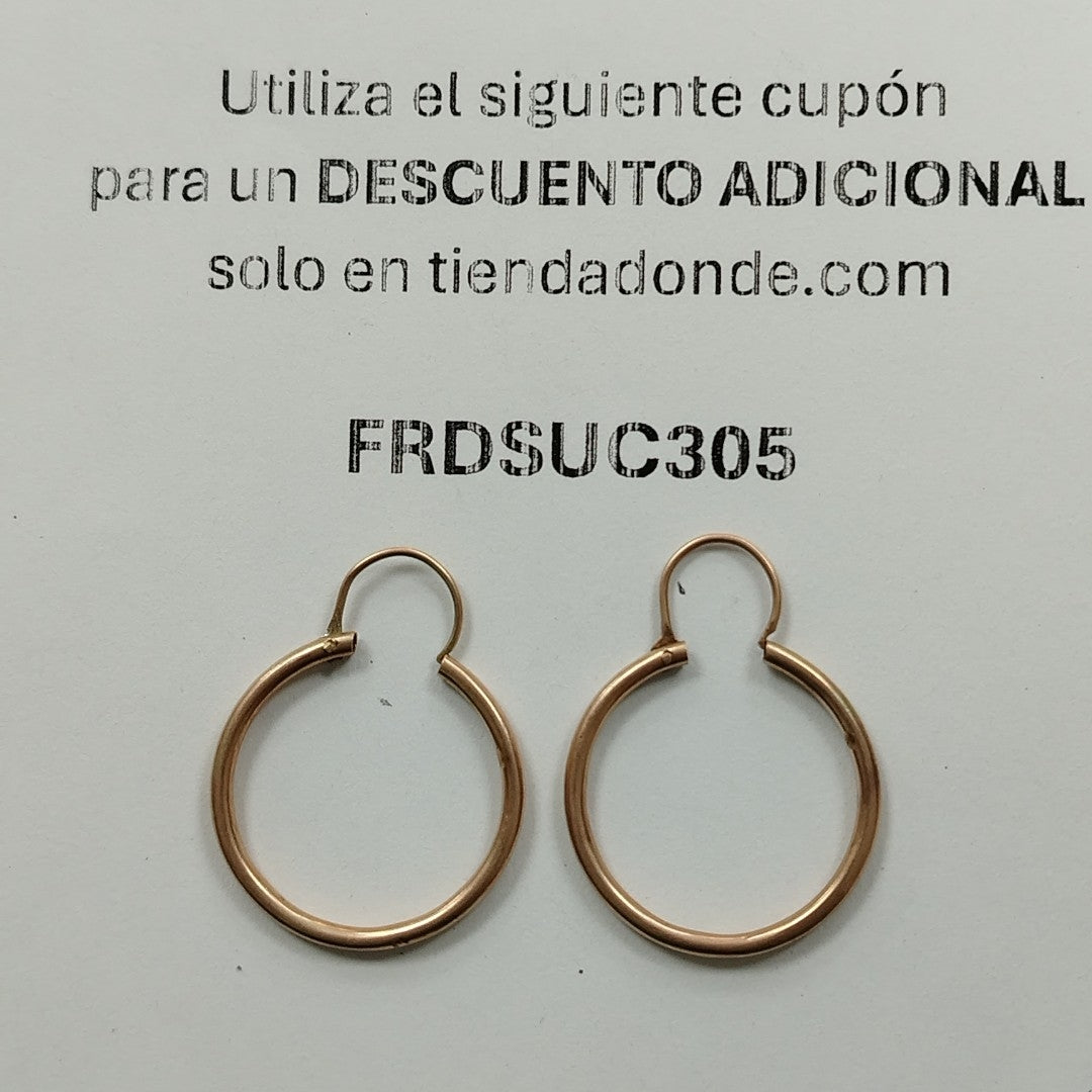 ARRACADAS PAR ORO 8 K 3,20 GRMS (SEMINUEVO)
