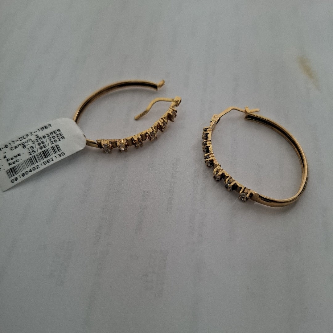 ARRACADAS PAR ORO 8 K 5,50 GRMS (SEMINUEVO)