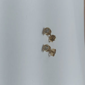 BROQUELES ORO 14K 1.2 (NUEVO)