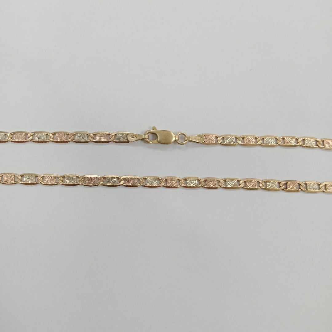 CADENA ORO,ORO COMBINADO 10 K 9,50 GRMS (SEMINUEVO)
