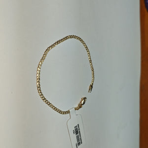 PULSERA BARBADA 14K 18 CM 2 GR (NUEVO)