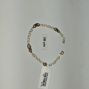 PULSERA ESPECIAL 14K 18 CM 1.5 GR (NUEVO)
